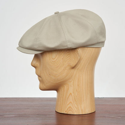 SHELBY Cotton 8 Panels Newsboy Apple PEAKED  Cap