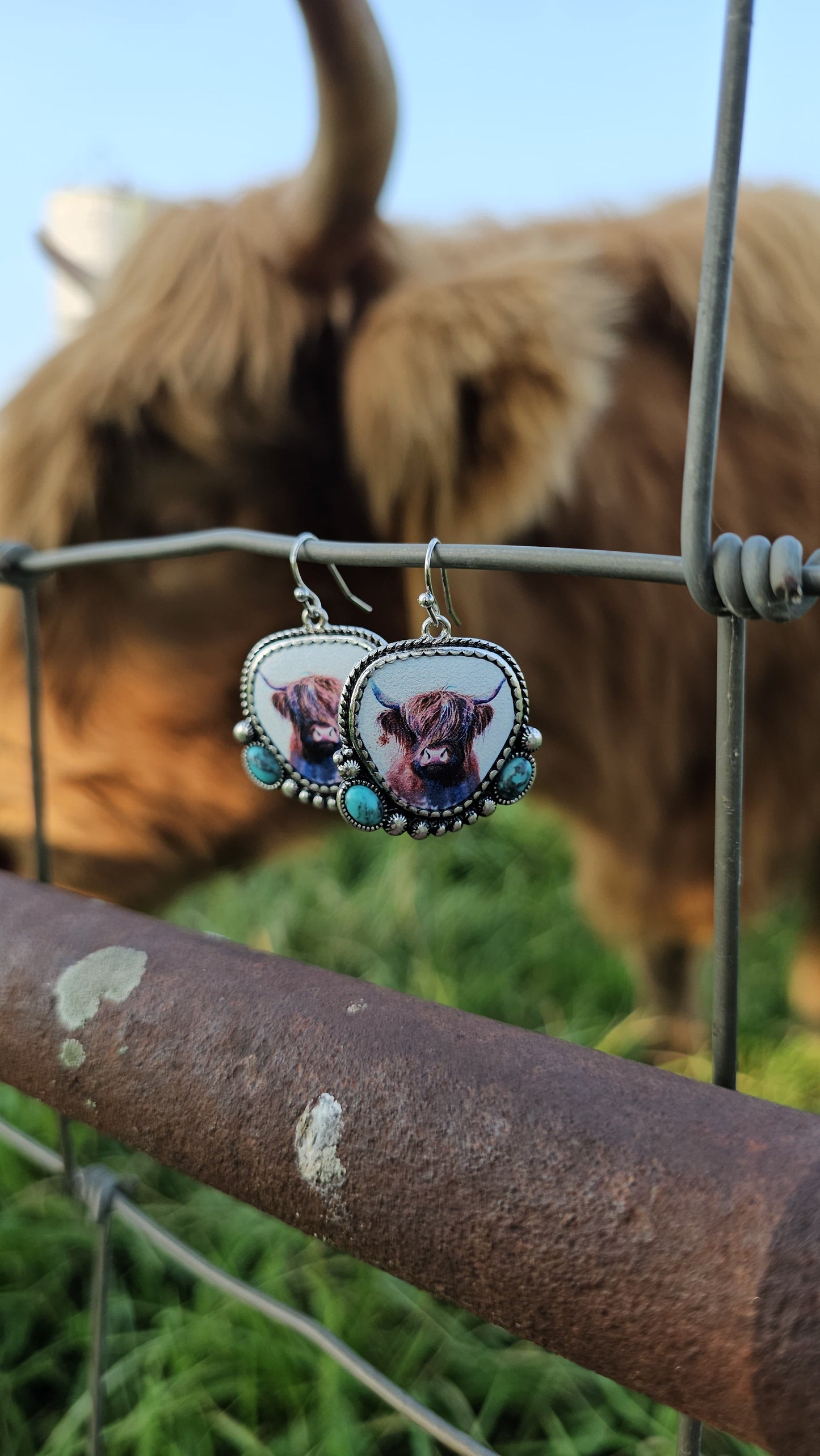 Highland Cow Earrings