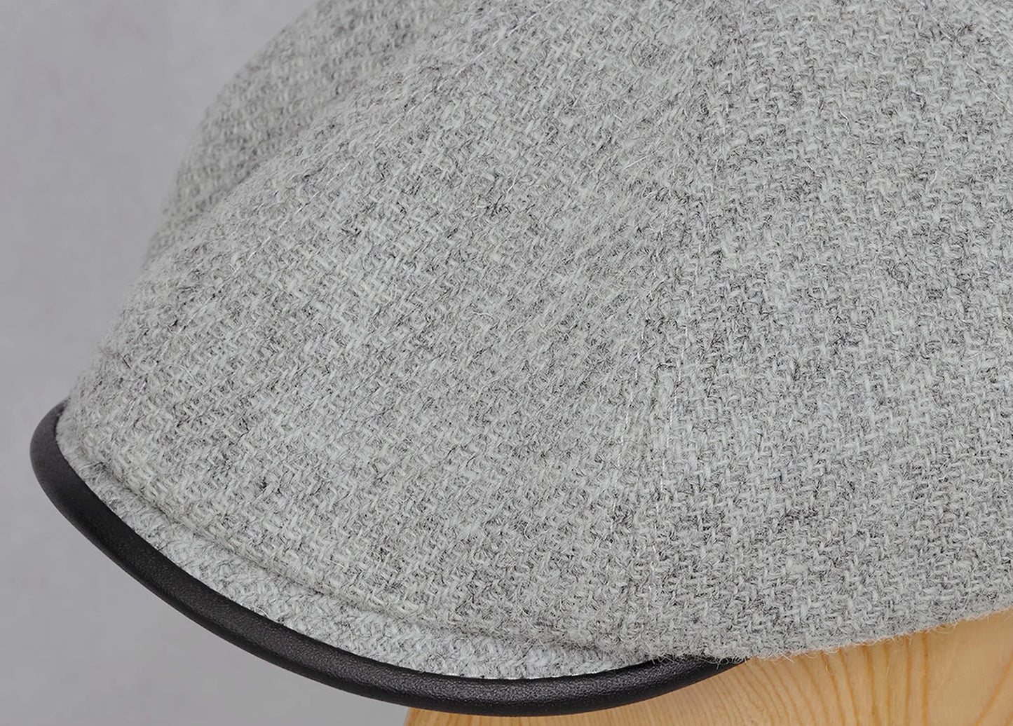 [NEW!]PEAKED CAPS Genuine Scottish Harris Tweed 8 Panels Man Cap Wool Reykjavik