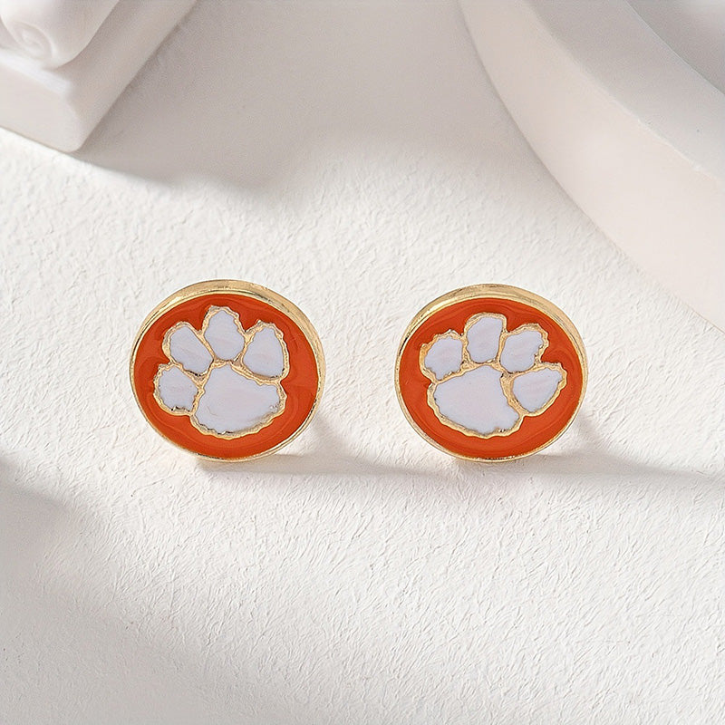 Unique Gameday Tiger Paw Earrings