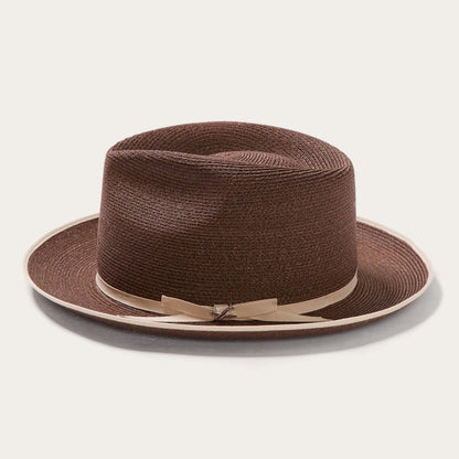 STRATOLINER HEMP FEDORA -BROWN[BUY 2 FREE SHIPPING & BOX PACKING]