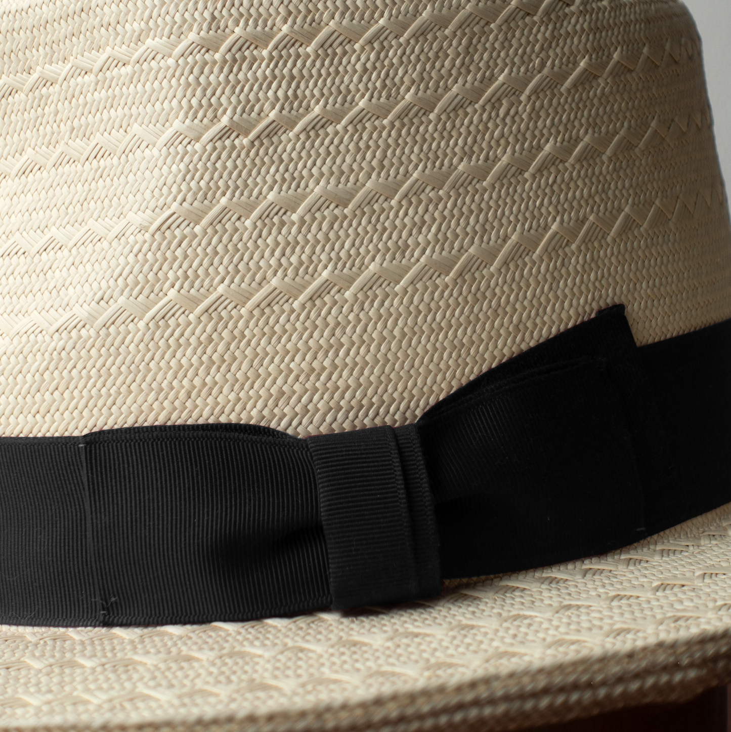 Panama Wide Brim Hat - Black