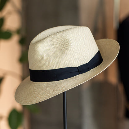 [Perfect Gift For Father]Ecuador imported senior Panama straw hat