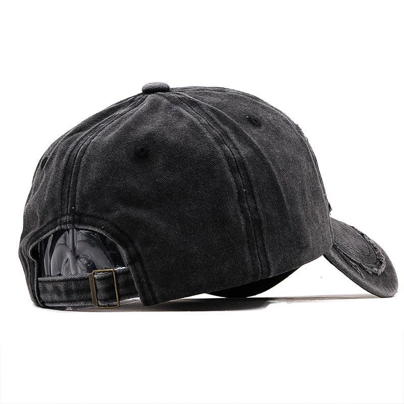 Men & Women Baseball Cap/Retro Washed Outdoor Fitted Hat