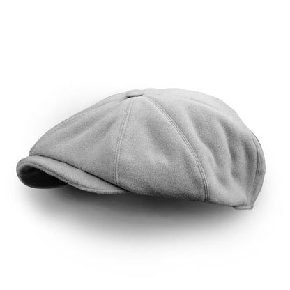 BAKER BOY HAT - LIGHT GREY