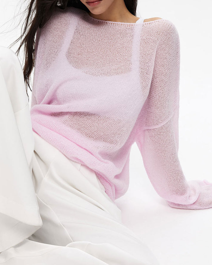 Hollow See-Through Sweater