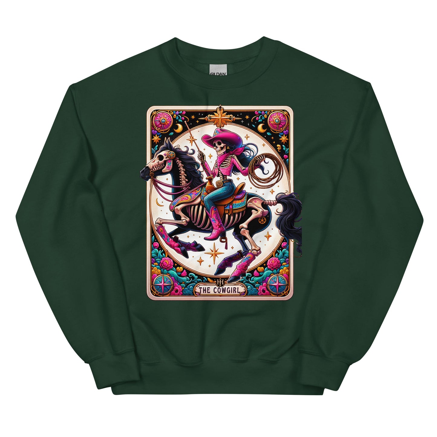 The Skeleton Cowgirl Unisex Sweatshirt