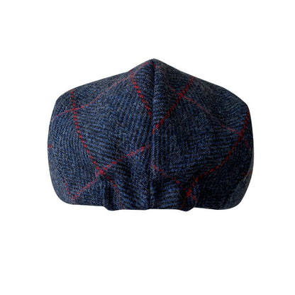 THE PEAKED Marl Flat Hat Ardmore-Harris Tweed