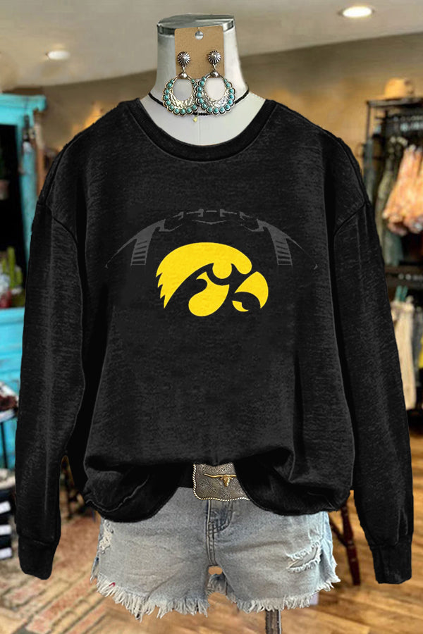 IOWA Football Gameday Print Sweatshirt