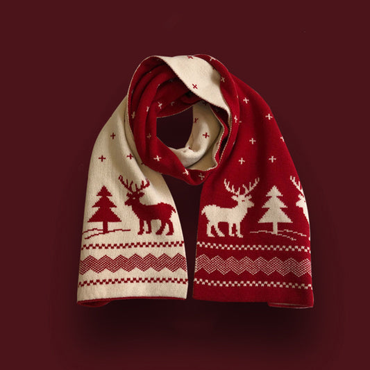 Christmas Atmosphere Warm Scarf