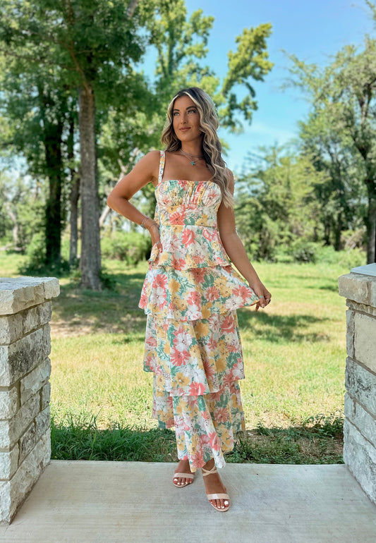 Pickin’ Up Daisies Maxi Dress