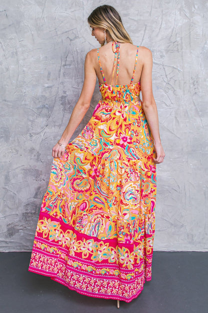 Sweet Beauty Woven Maxi Dress