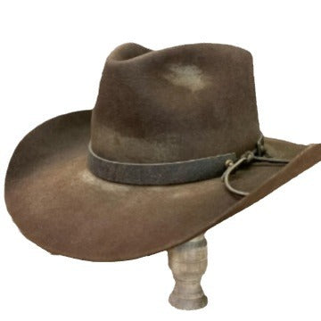 Distressed Lone Star Outlaw Cowboy Hat