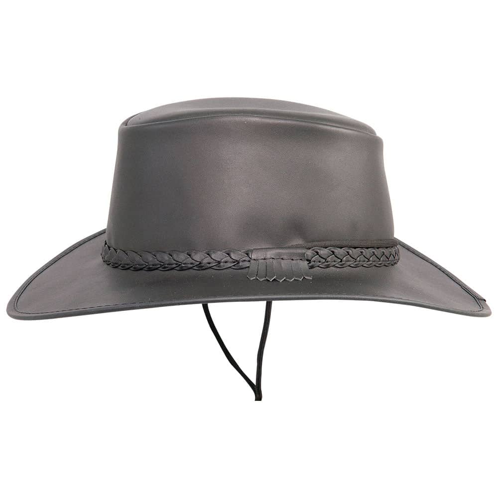 Crusher | Mens Crushable Leather Outback Hat