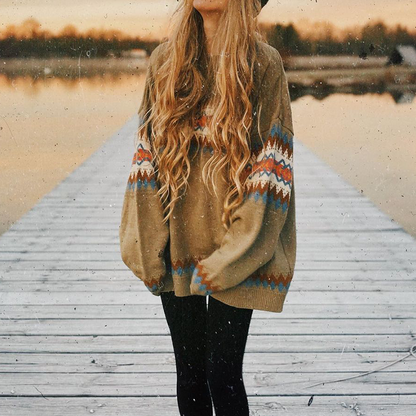 Aztec Knitted Sweater