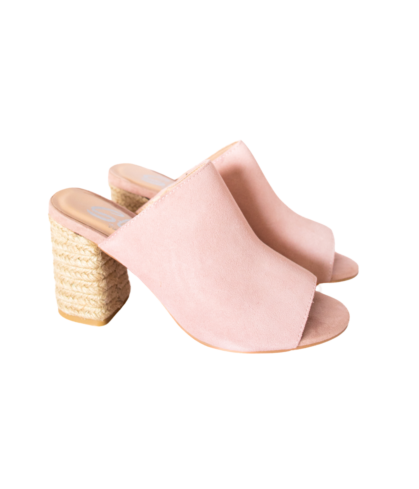 Sbicca Helena Heeled Sandal in Blush Suede