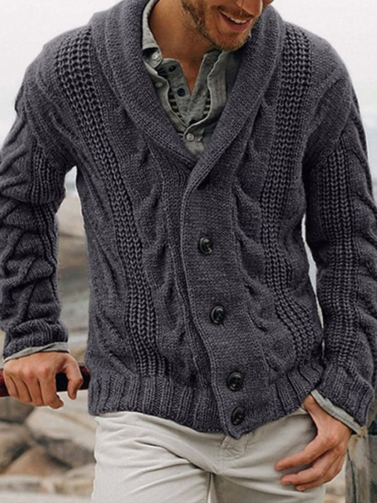 Men's Vintage Knit Cardigan