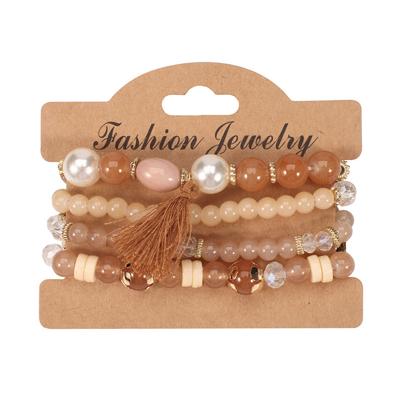 Bohemia Tassel Multi-layered Bracelet