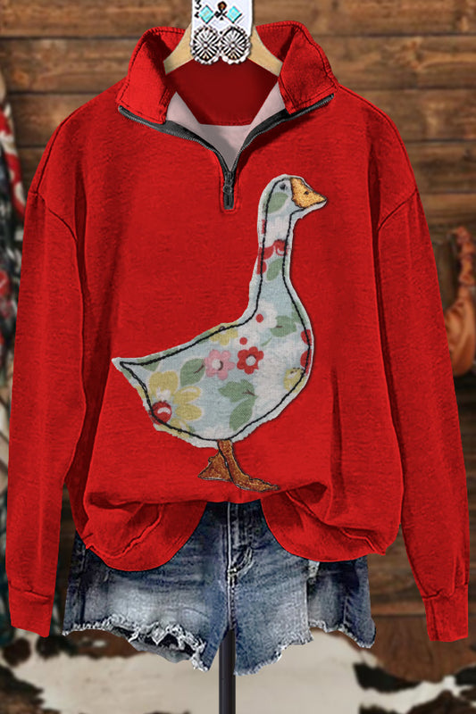 Classic Contrast Duck Sweatshirt