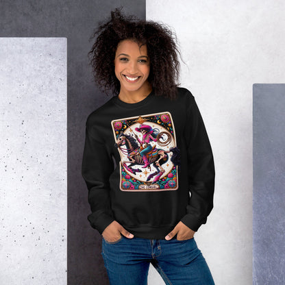 The Skeleton Cowgirl Unisex Sweatshirt