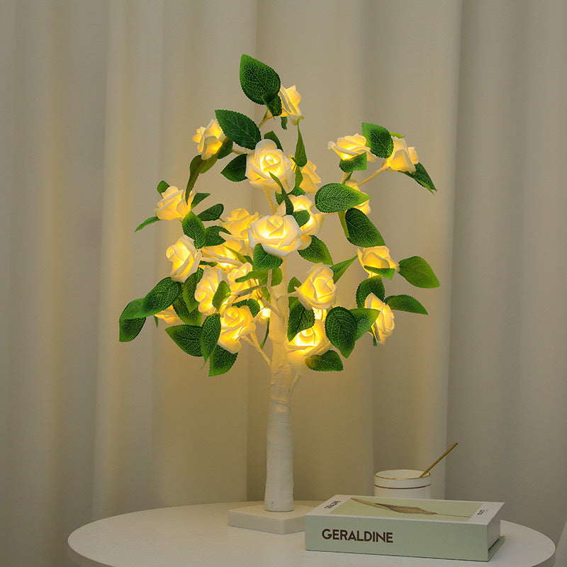 Christmas Rose Tree lights