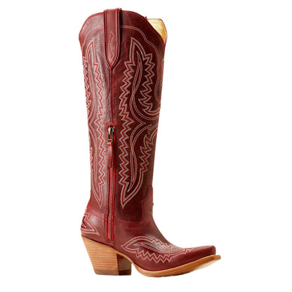 Pointed Toe Block Heel High Western Cowboy Boots