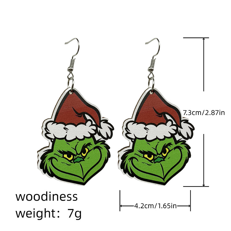 Christmas Grinch Earrings