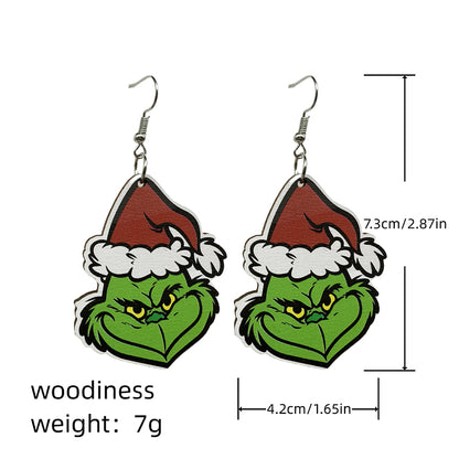 Christmas Grinch Earrings