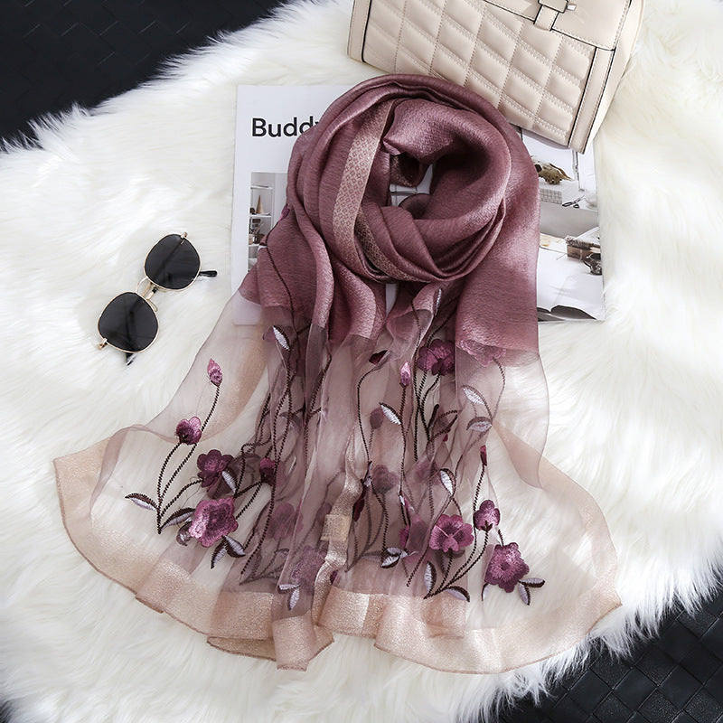 Casual Fashion Floral Decorative Scarf