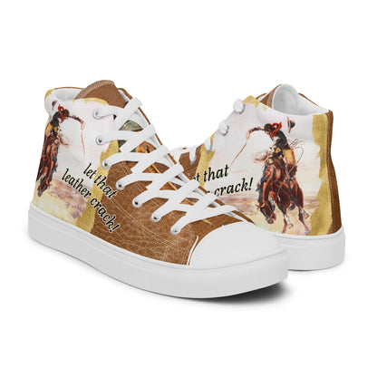 Let That Leather Crack Women__ high top canvas shoes