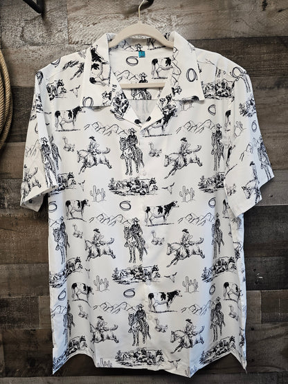 Ranch Life Men's Western Camp Shirt