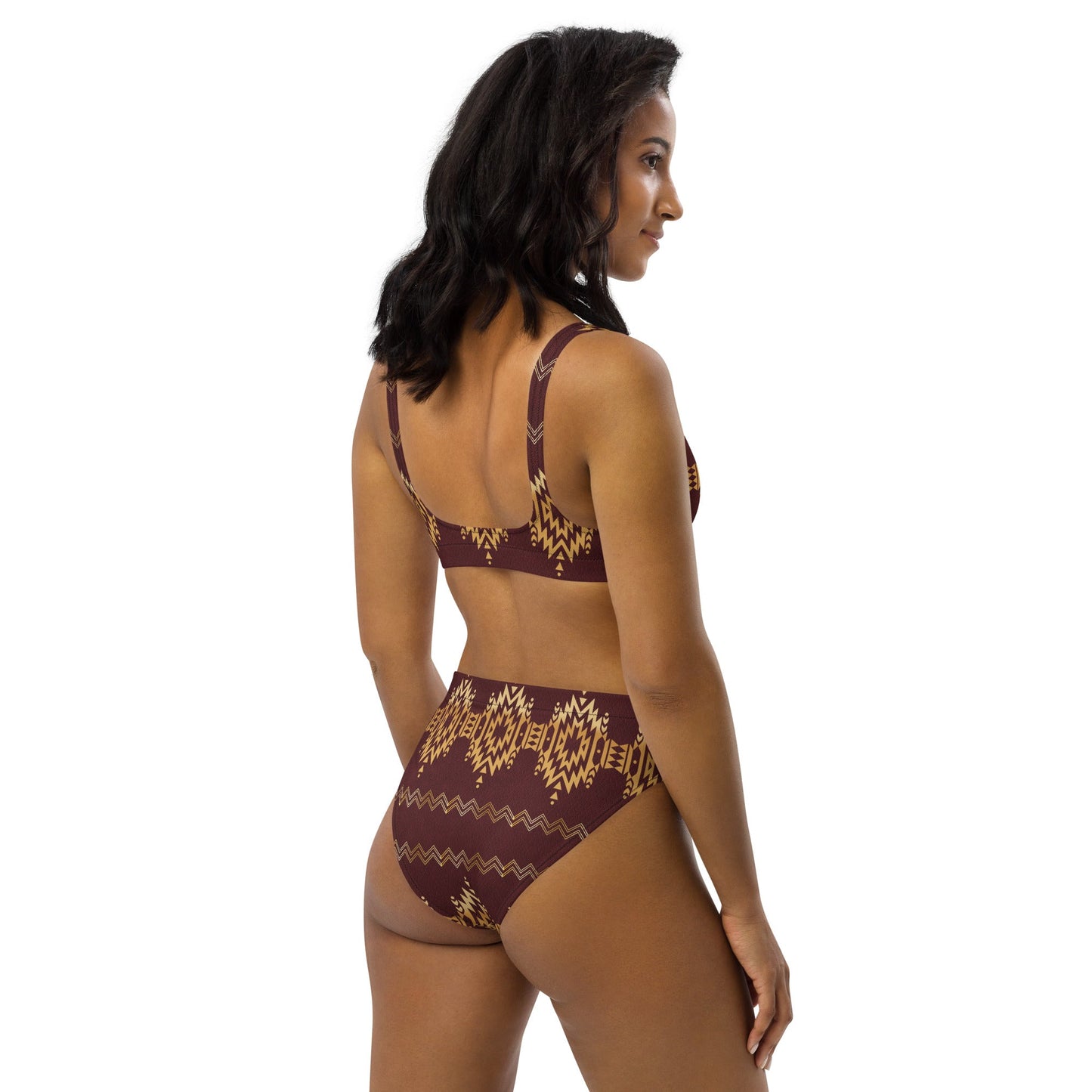 Yeehaw Gold Aztec Bikini