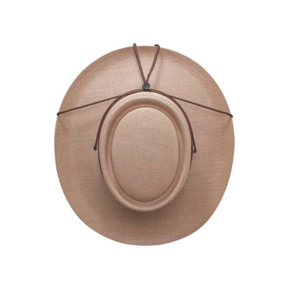 Madrid | Mens Wide Brim Straw Gambler Hat