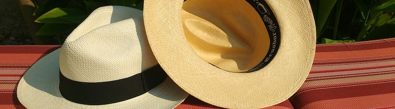 Genuine Ecuadorian Natural Panama Hat  Handwoven in Ecuador Toquilla Palm Hat Fedora Hat Cuenca Style Ecuador Authentic