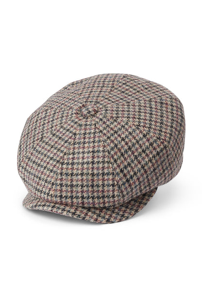 Whitebridge Mini-Check Bakerboy Cap