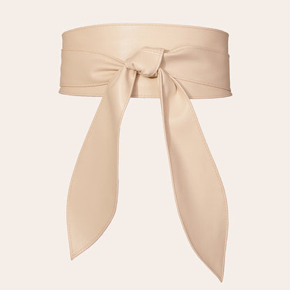 Women's Versatile Elegant Bow Ribbon Extra Long Belt