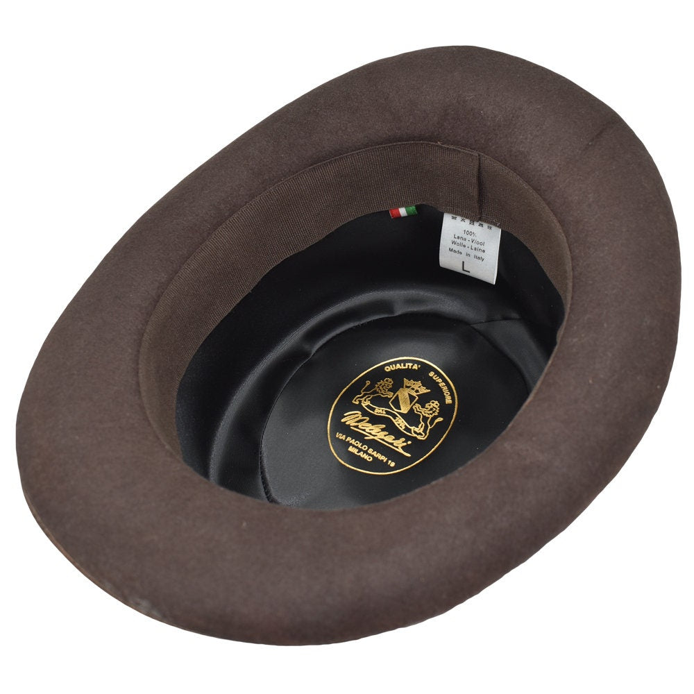 Western Desert Top handmade Sergio Anzani Hatmaker-brown