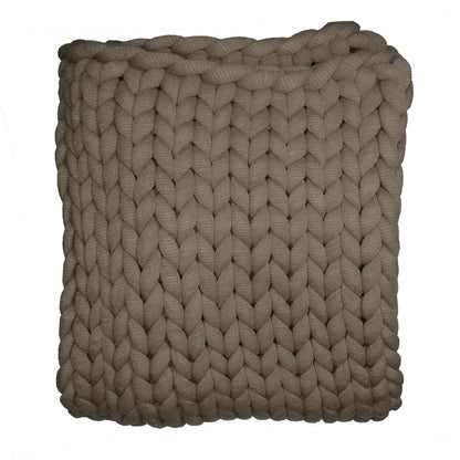 Chunky Knit Throw choice of colors