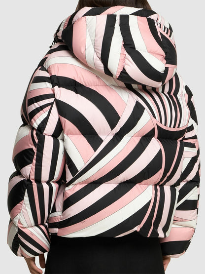 Printed Nylon Down Jacket