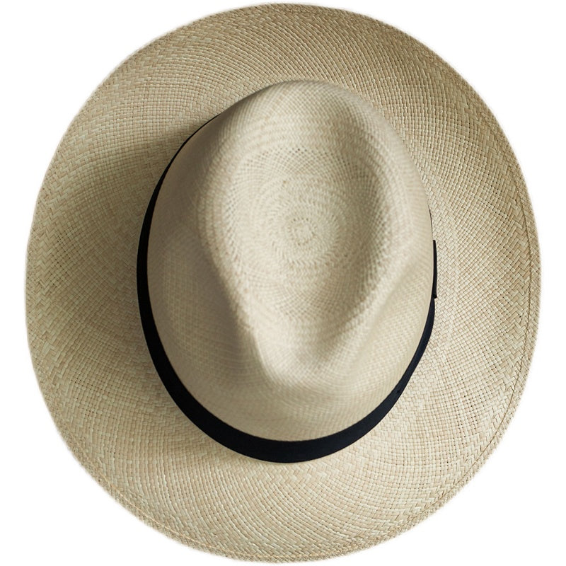 [Perfect Gift For Father]Ecuador imported senior Panama straw hat