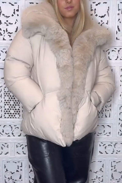 Women's Casual Plush Coat