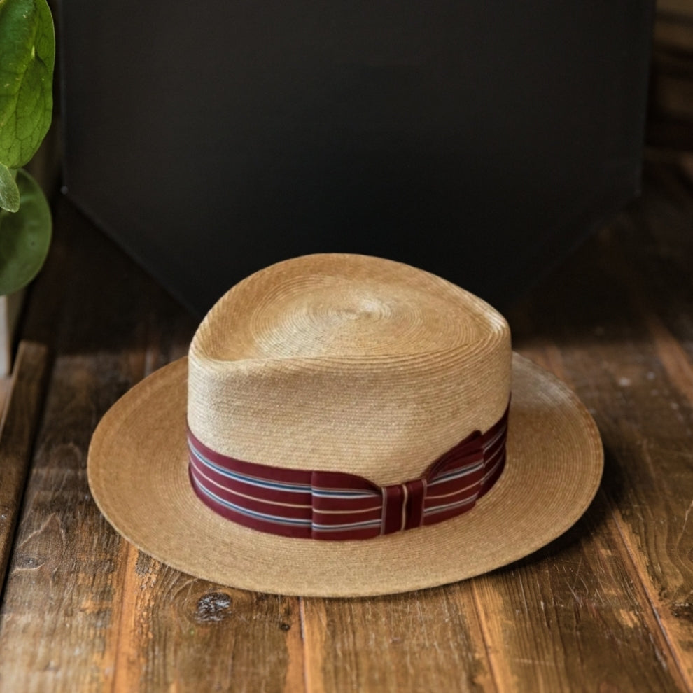 The Refined Explorer Straw Fedora Hat