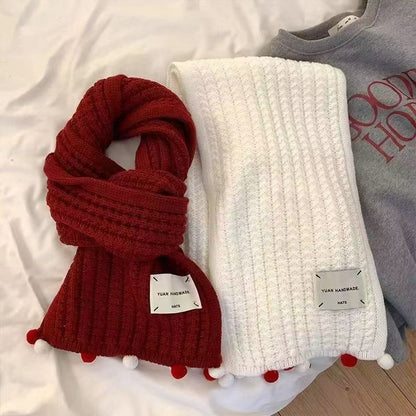 Unisex Christmas Warm Casual Knitted Scarf