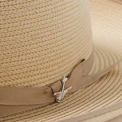 STRATOLINER HEMP FEDORA -COGNAC[BUY 2 FREE SHIPPING & BOX PACKING]