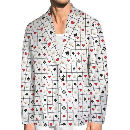 Vegas Blackjack Men's Western Blazer