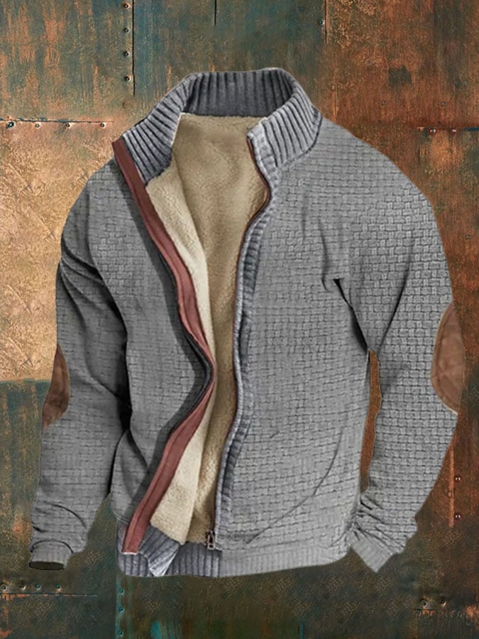 Men's Retro Casual Long Sleeve Jacket