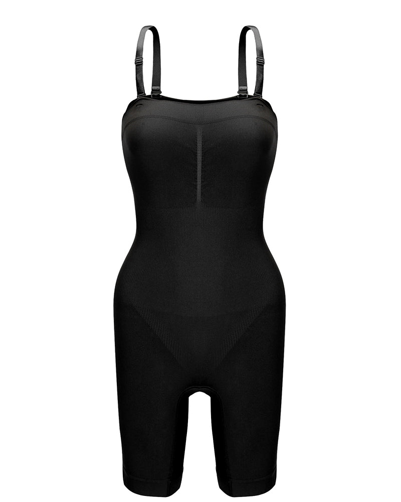 Bandeau-Style Breast-Covering Lightly Sculpted Seamless Bodysuit