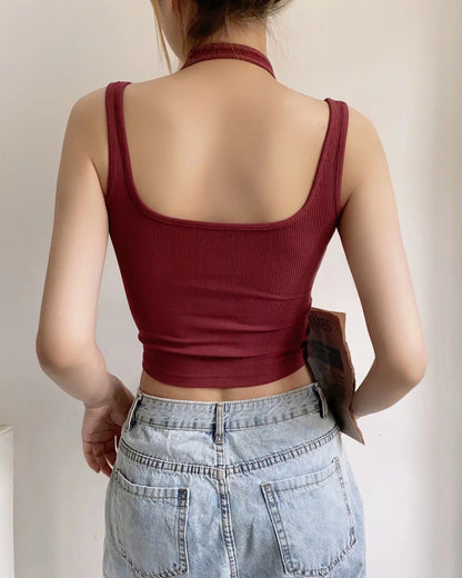 Ribbed Slim Fit off Shoulder Camisole