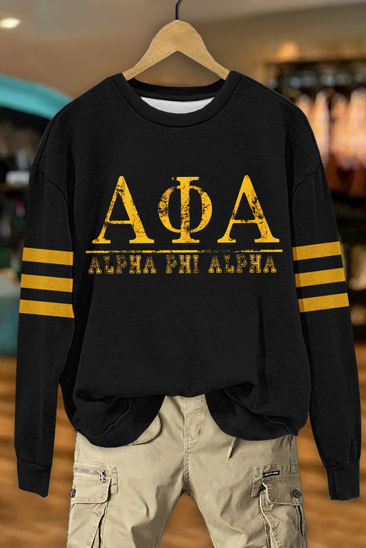 Men's Alpha Phi Alpha Fraternity Print Sweatshirt