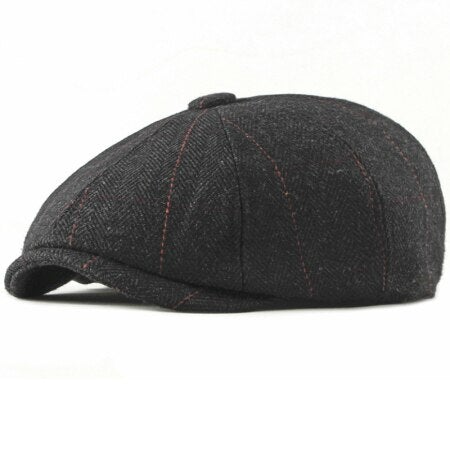 "Cooper" Newsboy Wool Cap